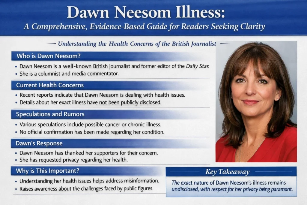 Dawn Neesom Illness