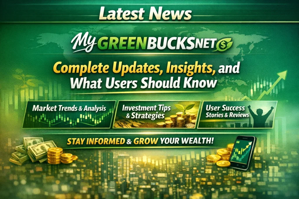 Latest News My Greenbucksnet