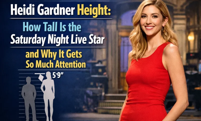 Heidi Gardner Height