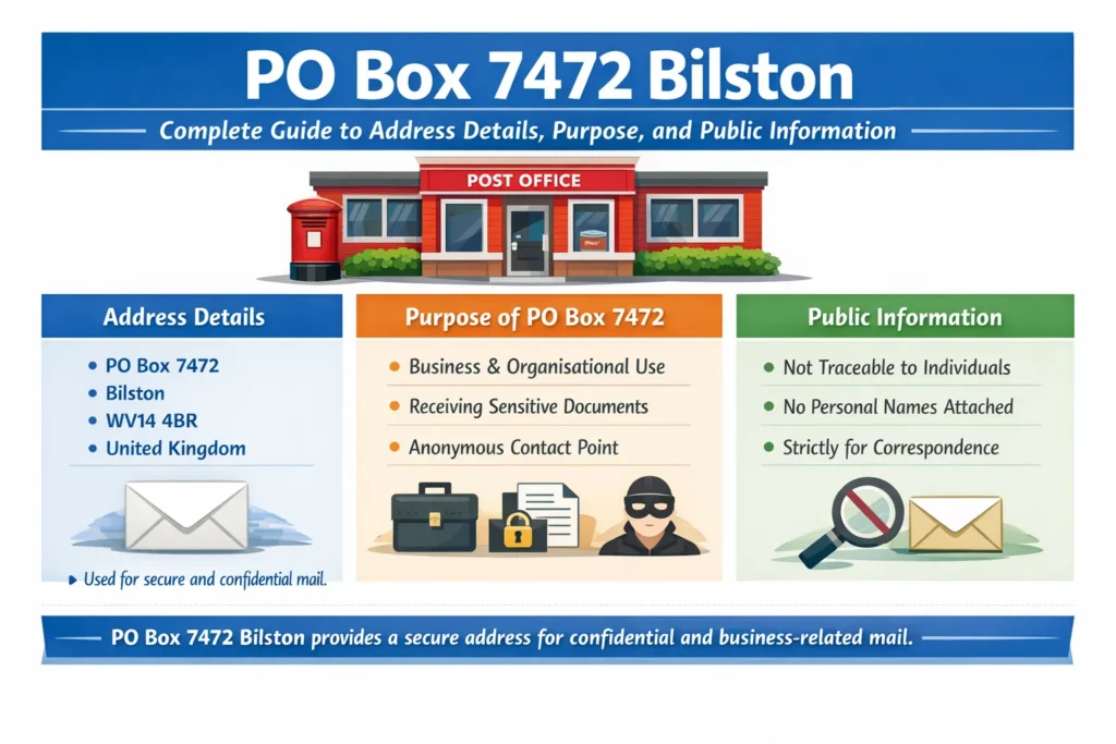 PO Box 7472 Bilston